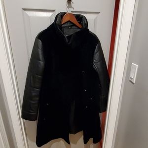 Leather coat